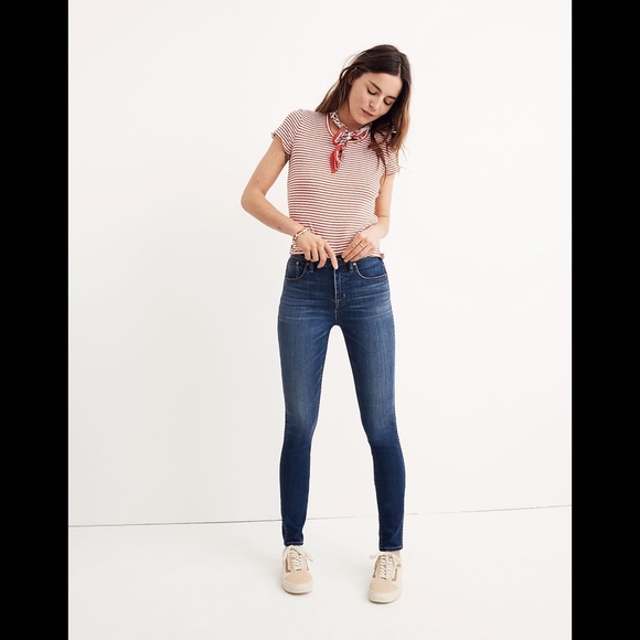 Madewell Denim - Madewell 10" High-Rise Skinny Jeans in‎ Danny Wash: TENCEL Denim Edition